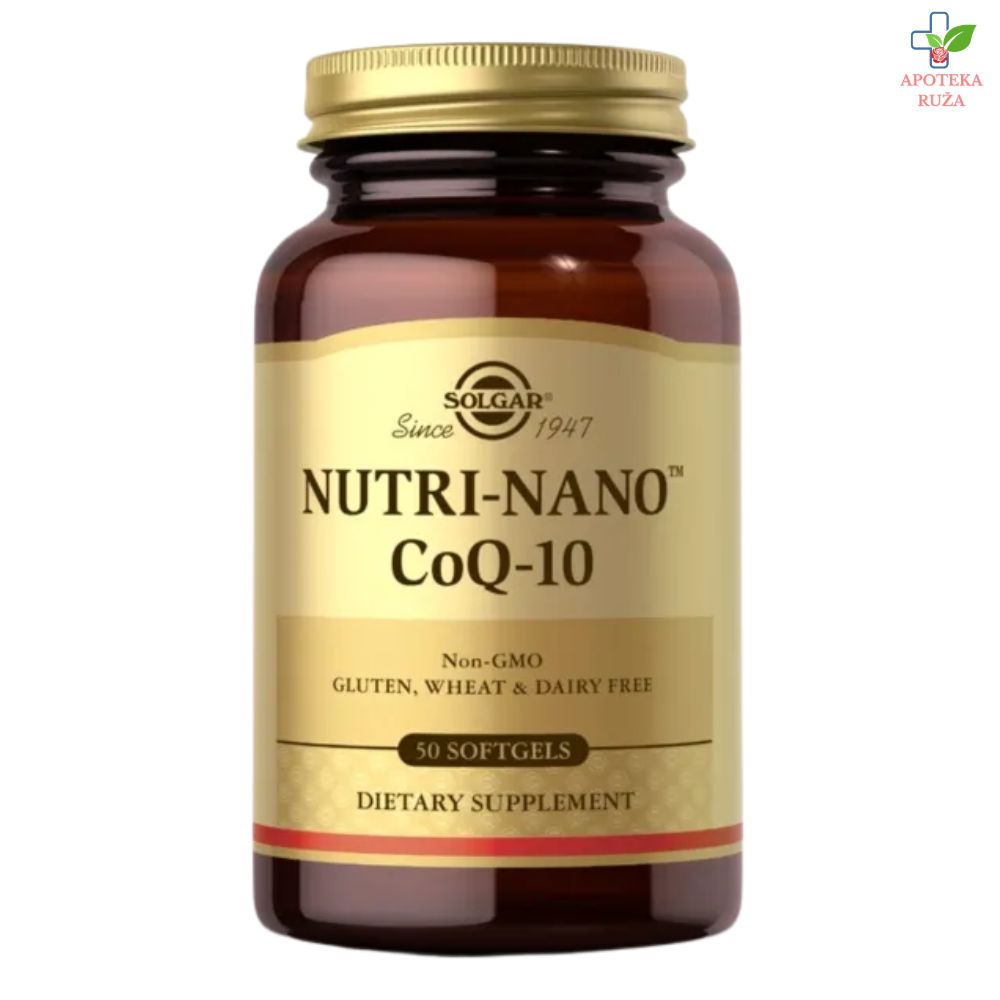 Solgar Nutri-Nano CoQ-10 50 mekih želatinskih kapsula