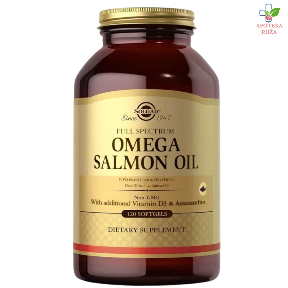 Solgar Omega iz ulja lososa Full Spectrum 120 kapsula
