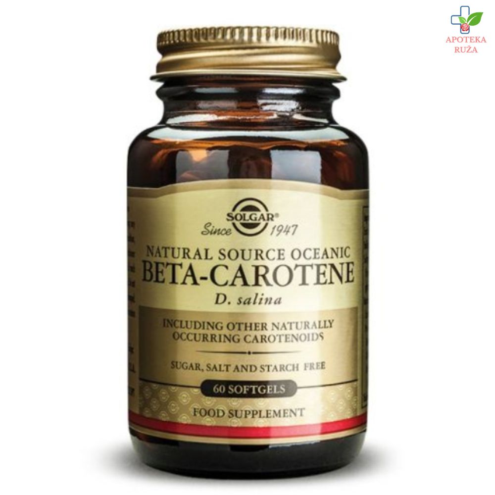 Solgar Prirodni Beta-karoten 60 kapsula