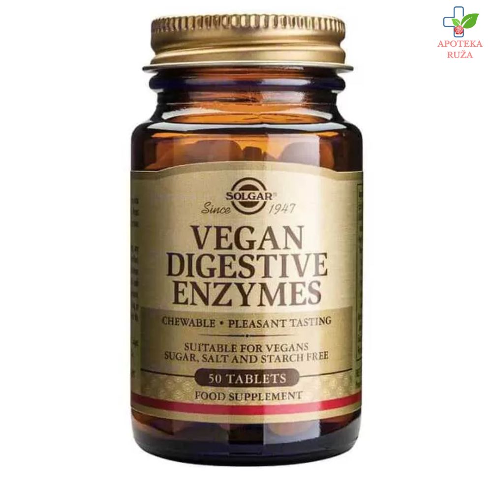 Solgar Probavni enzimi 50 tableta za žvakanje