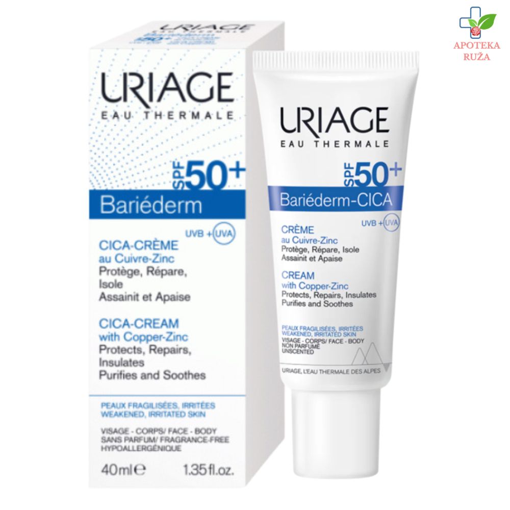 Uriage Bariederm Cica krema SPF 50+ 40ml 1418