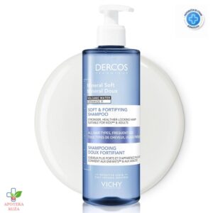 Vichy Dercos Mineral blagi šampon za osetljivu kosu i kožu glave 400ml 2656
