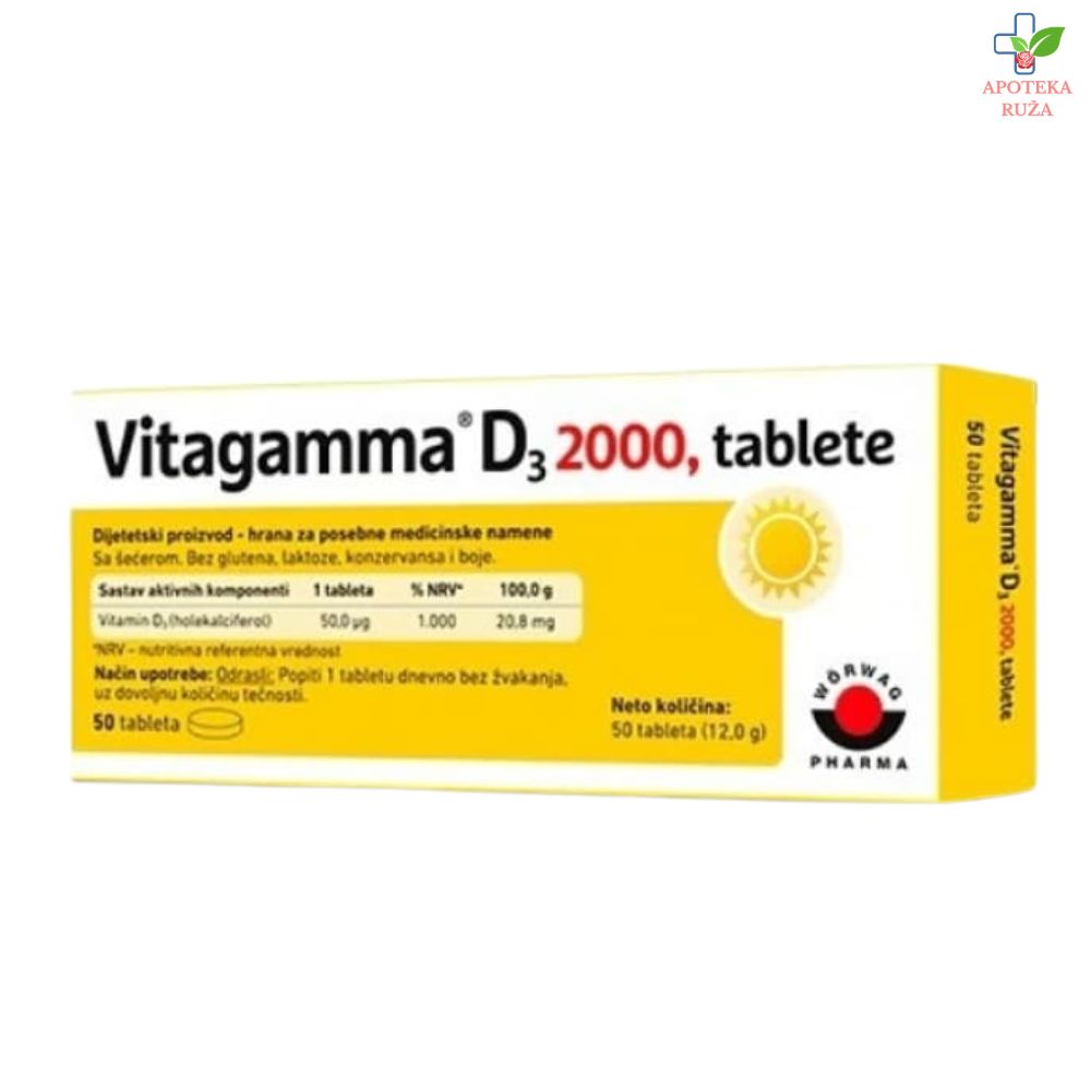 Vitagamma D3 50 tableta