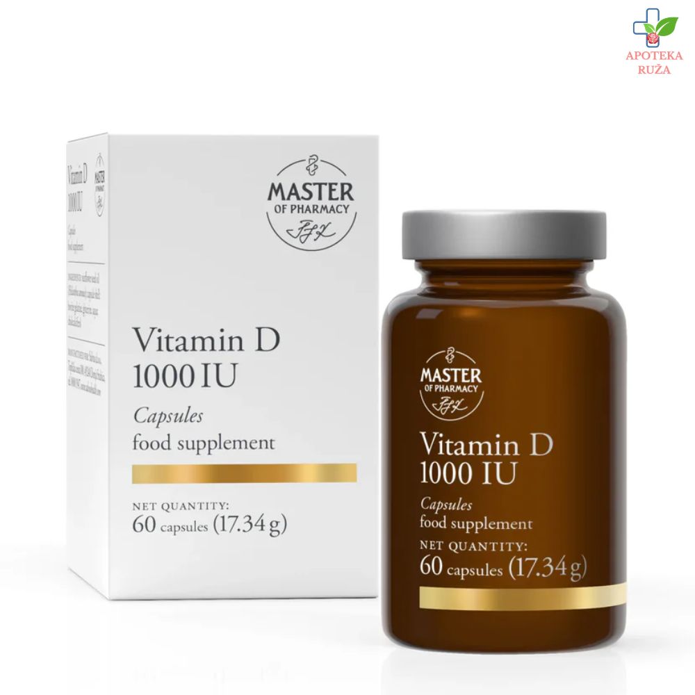 Vitamin D 1000 IU 60 kapsula Master of Pharmacy
