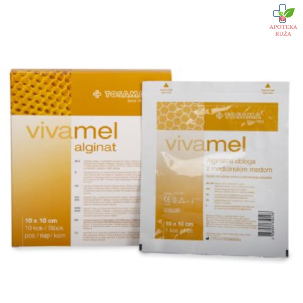 Vivamel alginatna obloga sa medom 10cm x 10cm 1 komad