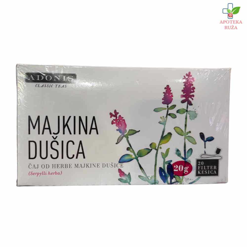 Čaj majkina dušica 20 kesica Adonis