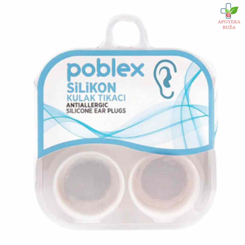 Čepovi za uši silikonski 2 komada Poblex