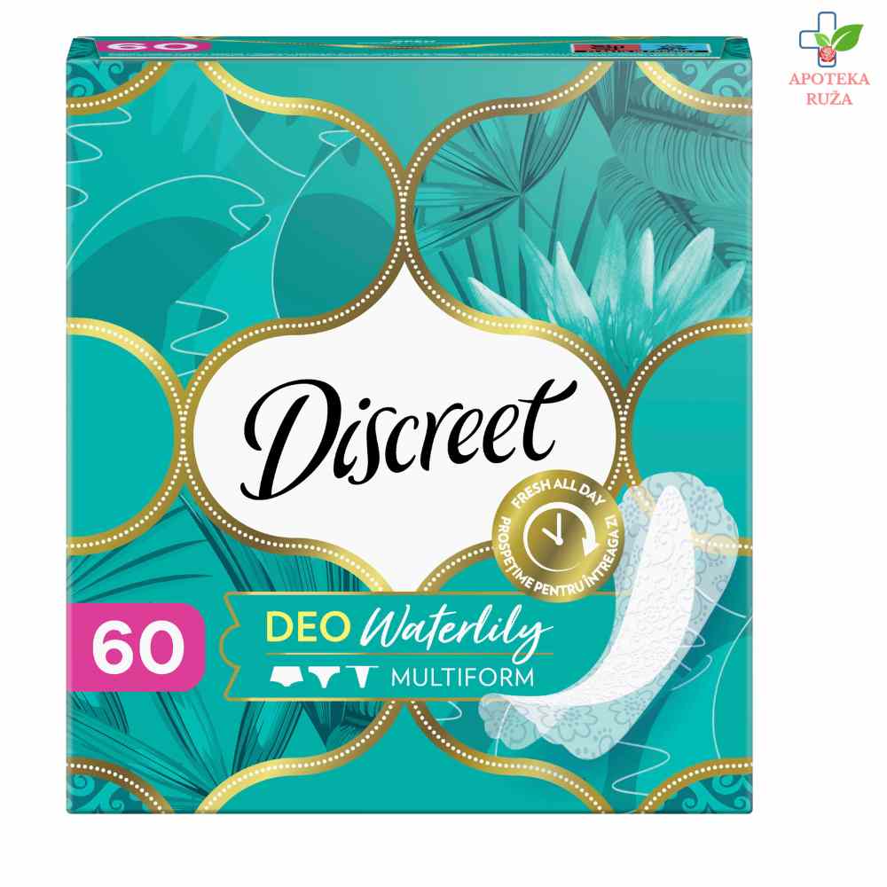 Discreet Deo Water Lilly 60 uložaka