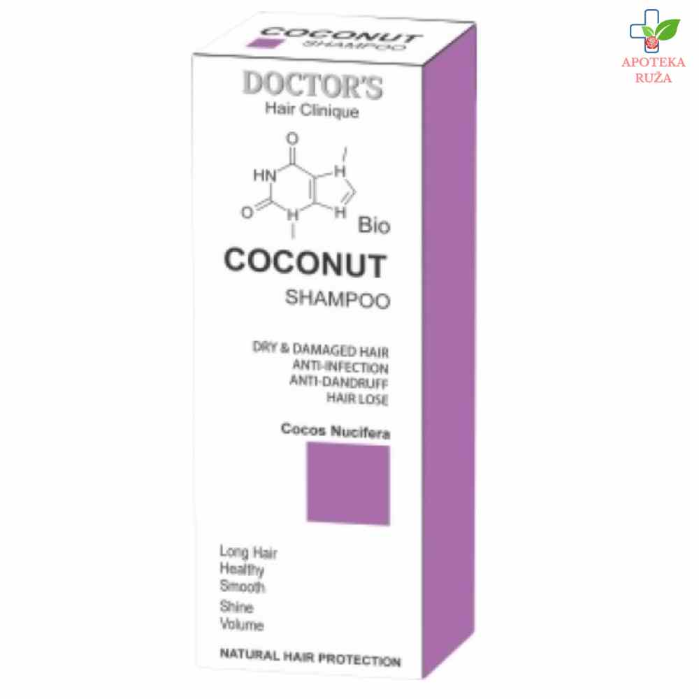 Doctors medicinski šampon kokos (za suvu kosu) 250ml