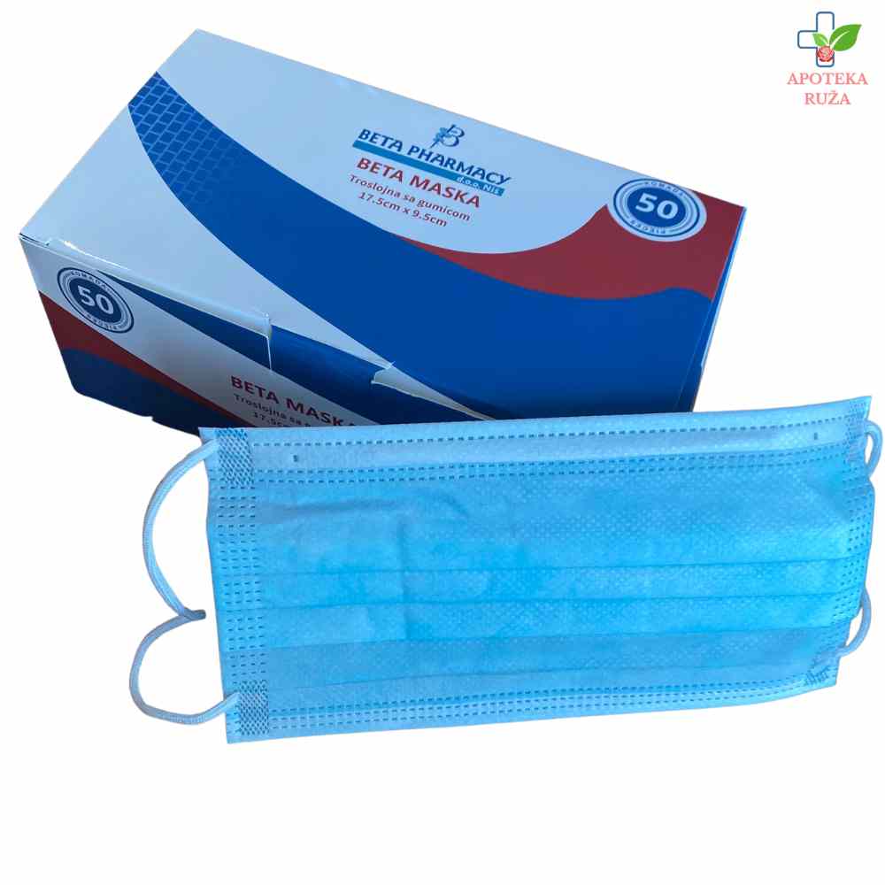 Hiruške maske 50 komada Beta Pharmacy