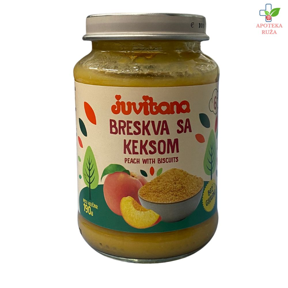 Juvitana kaša sa breskovom i keksom 190g
