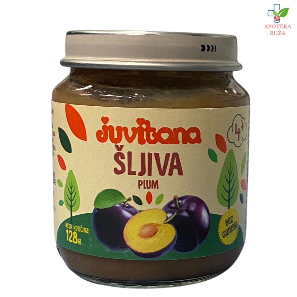 Juvitana kaša šljiva 128g