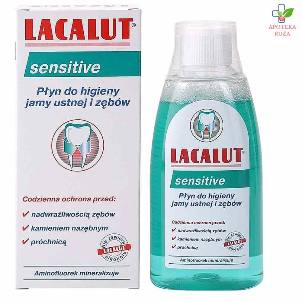 Lacalut Sensitive vodica za ispiranje usta 300ml