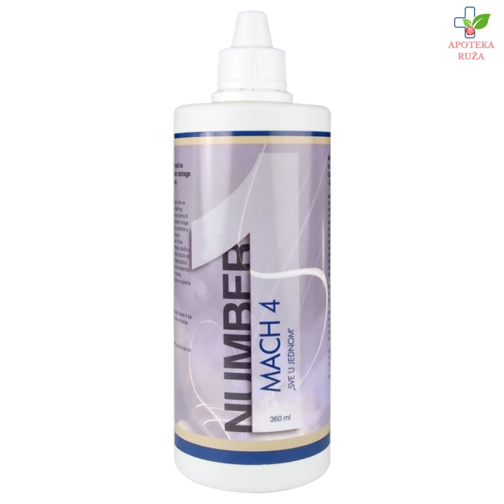 Mach 4 višenamenski rastvor za sočiva 360ml