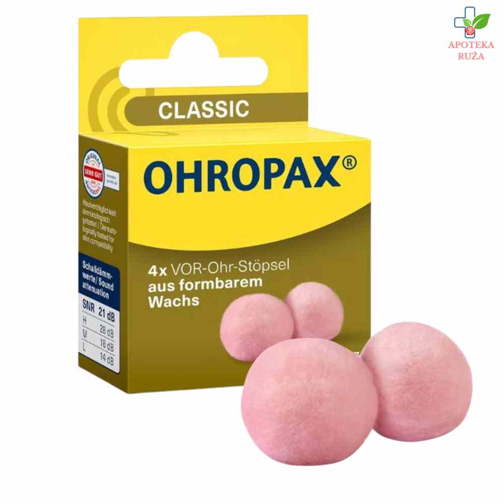 Ohropax čepovi za uši Classic 4 komada
