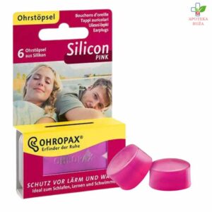 Ohropax čepvi za uši Silikonski 6 komada