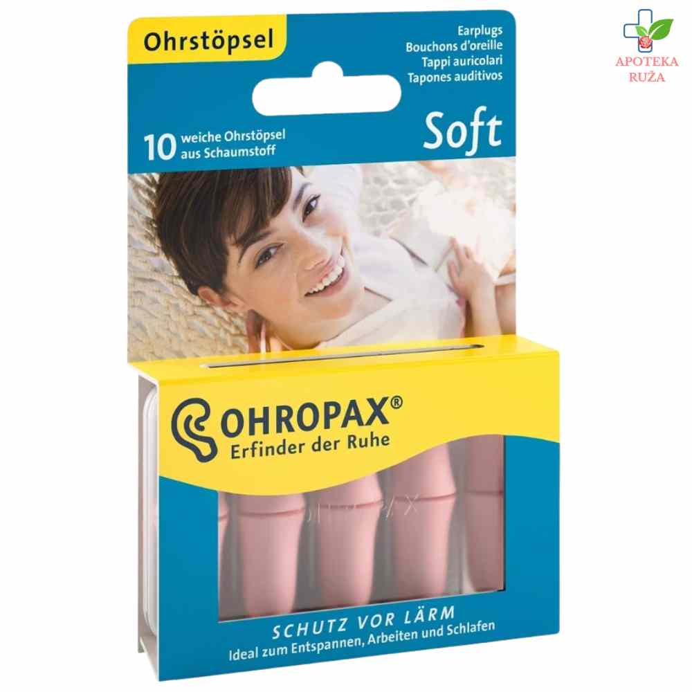 Ohropax čepvi za uši Soft 10 komada