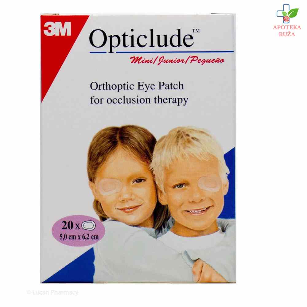 Opticlude Junior flasteri 5×6,2 20 komada 2537
