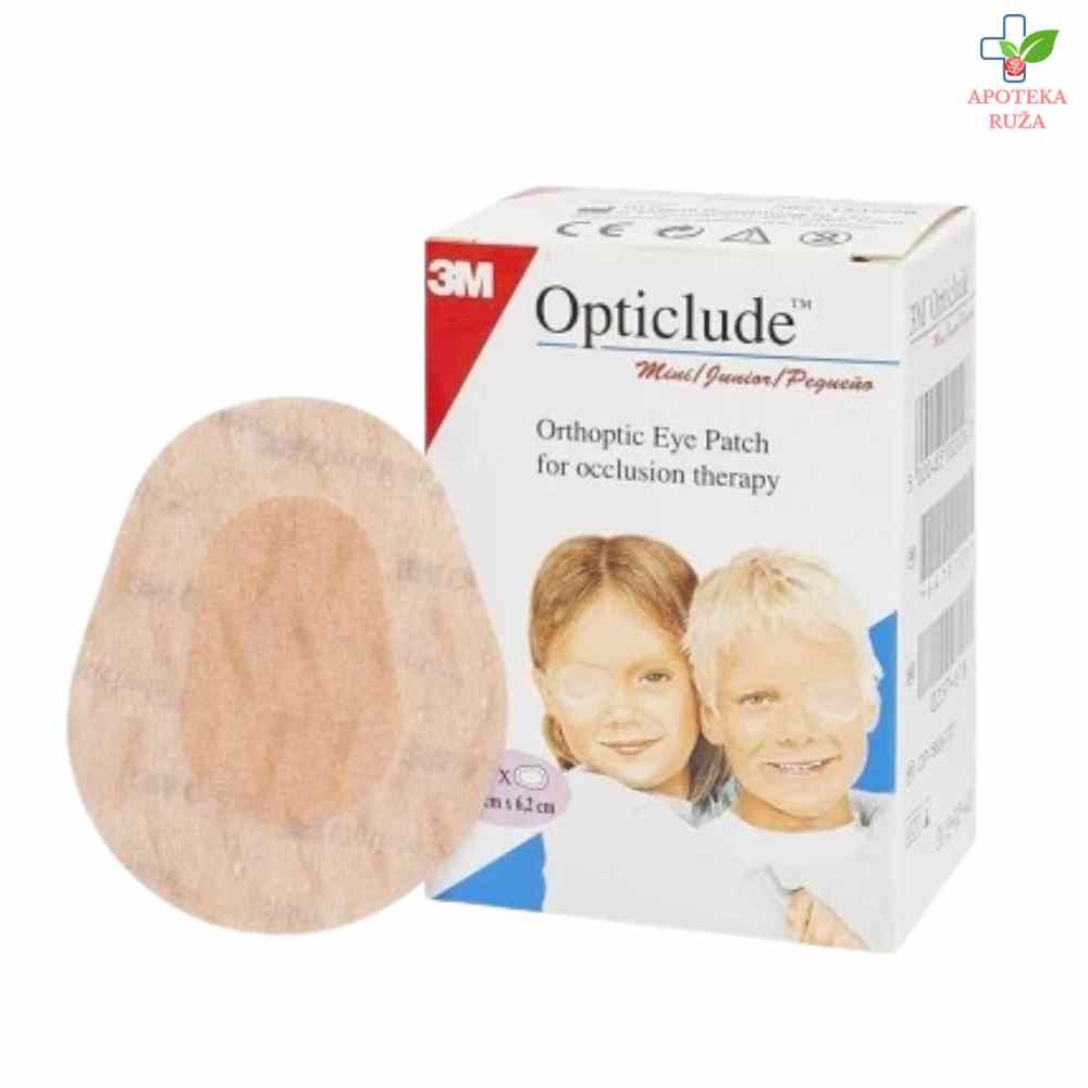 Opticlude Junior flasteri za oči 5×6,2cm 30 komada 1537