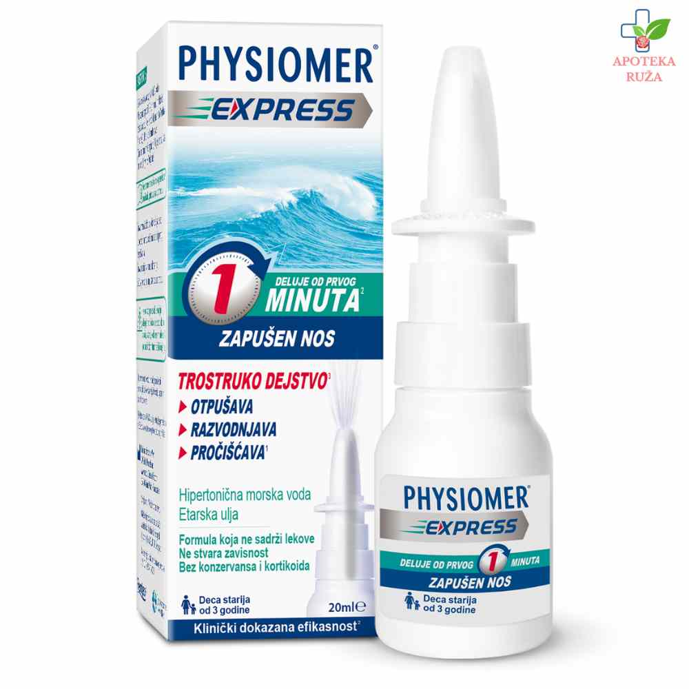 Physiomer Express sprej za nos 20ml