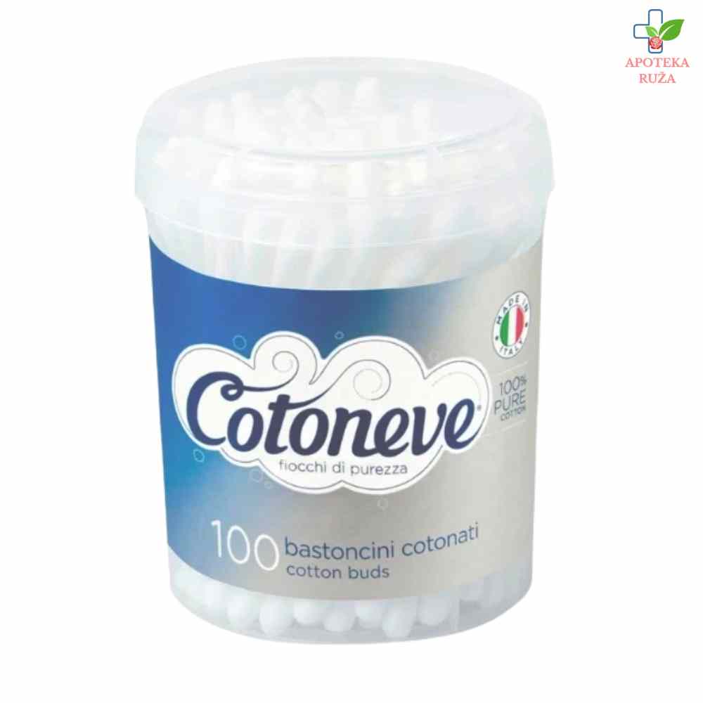 Štapići za uši 100 komada Cotoneve
