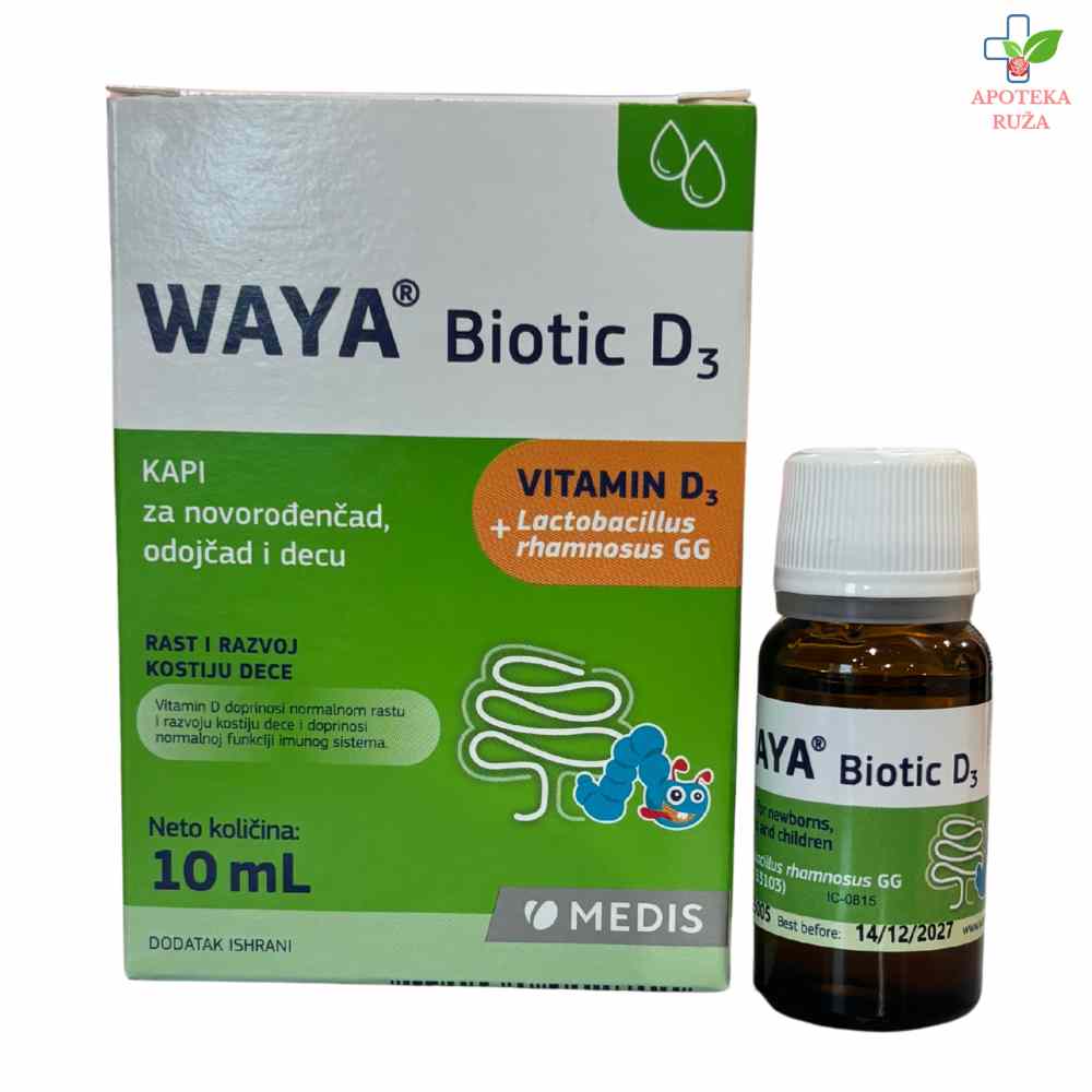 Waya kapi sa D3 vitaminom 10ml