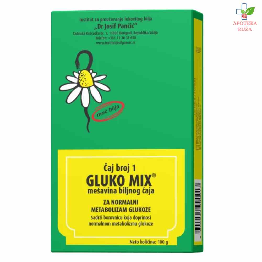 Čaj br. 1 Gluko Mix 100g