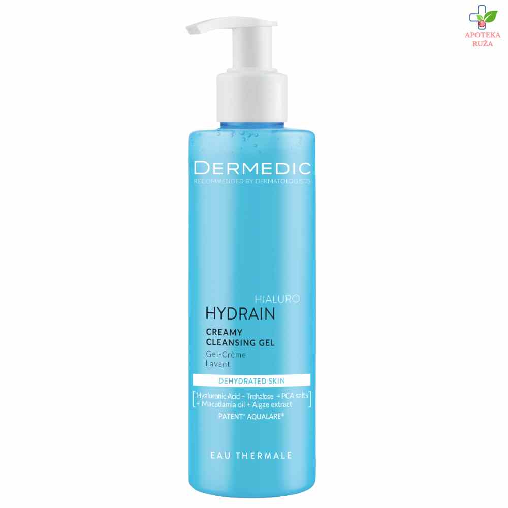DERMEDIC HYDRAIN3 Hialuro krem gel za čišćenje lica 200ml